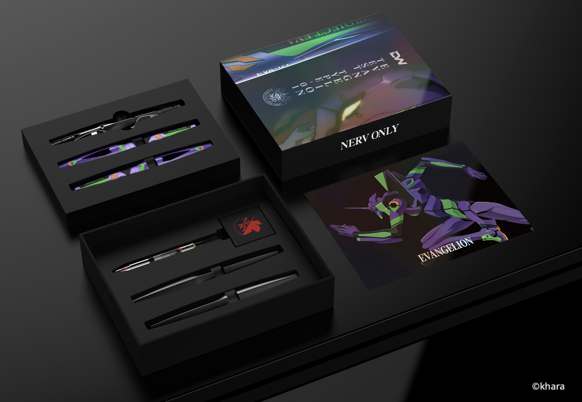 【新世纪福音战士30周年纪念】DAREWORKS推出以“初号机”为原型设计的“Gravity.Mobius”钢笔和圆珠笔套装！f7a.png