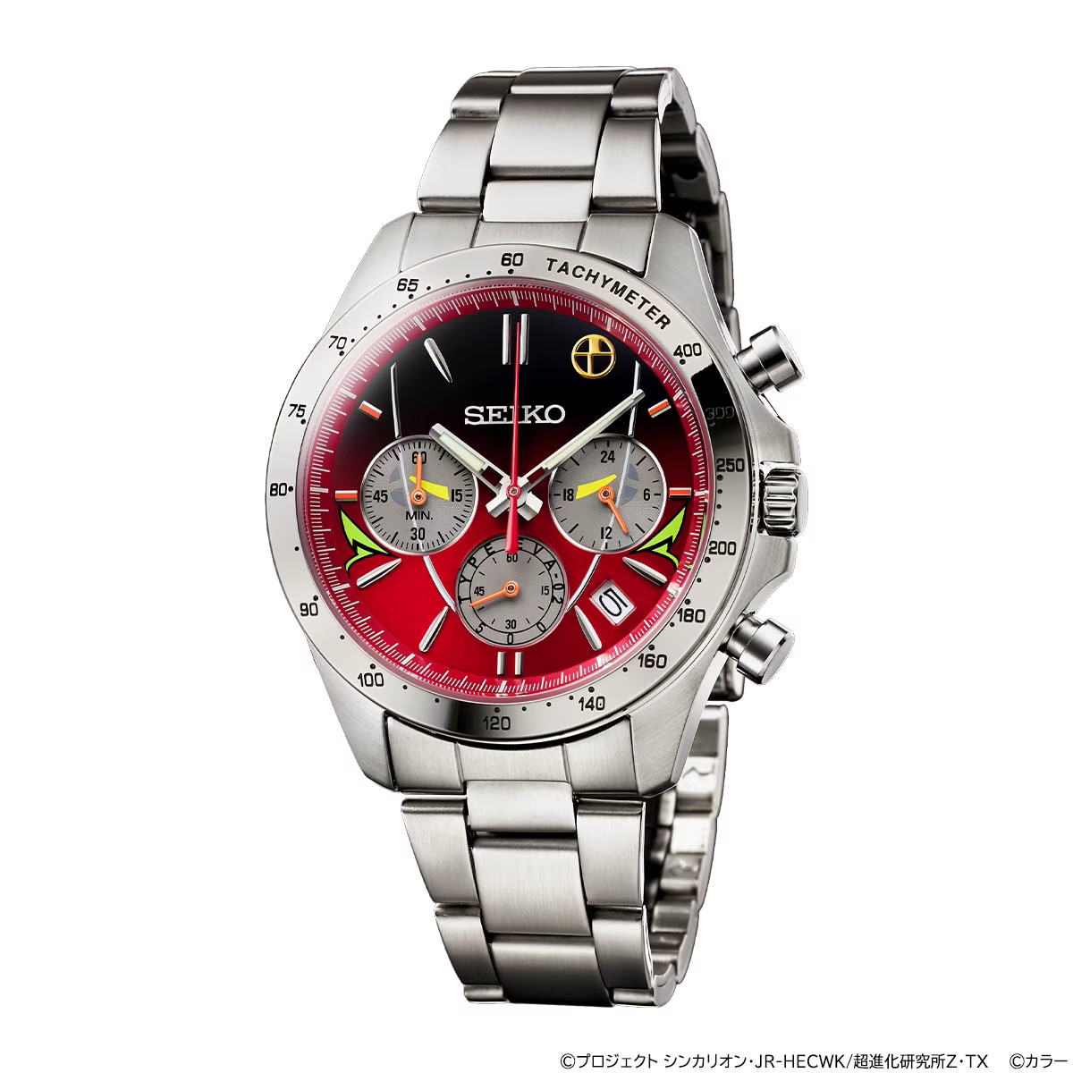 「500 TYPE EVA-02」型号、出发！福音战士新干线手表 (3).png